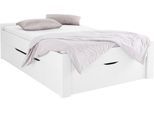 Bett RAUCH "Scala", weiß, B:145cm H:60cm L:207cm, Betten, Bett, mit Schubkästen in 3 Varianten