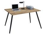 Schreibtisch VCM "Schreibtisch Bürotisch Computertisch Salia 138x50", braun (honig, eiche), B:138cm T:50cm, Tische, Schreibtisch