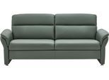 3-Sitzer DIE PLANBAR "PN-EM16031, Breite 216 cm", grün (torro opal), B:216cm H:96cm T:92cm, Sofas, 3-Sitzer, Echtleder mit Federkernpolsterung, wahlweise mit Armteilverstellung