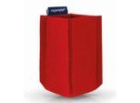 Magnetoplan magnetoTray ecoAware SMALL Stifteköcher, Filz rot, magnetisch, 60 × 100 × 60 mm