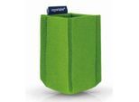 Magnetoplan magnetoTray ecoAware SMALL Stifteköcher, Filz grün, magnetisch, 60 × 100 × 60 mm