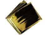 First Aid Only Rettungsdecke, 2100 x 1600 mm, Polyesterfolie, silber/gold