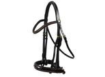 Hans Melzer Horse Equipment Hans Melzer Kandare Krusemark schwarz/braun messing LACK Pony