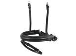 Hans Melzer Horse Equipment Hans Melzer Reithalfter standard schwedisch kombiniert schwarz/silber WB (Warmblut)