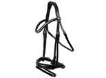 Hans Melzer Horse Equipment Hans Melzer Trense Hagen schwarz unterlegt LACK VB/ COB (Vollblut)