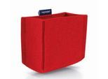Magnetoplan magnetoTray ecoAware MEDIUM Stifteköcher, Filz rot, magnetisch, 130 × 100 × 60 mm