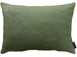 Dekokissen APELT "Magnus", grün (grün, unifarben), B:41cm L:61cm, Obermaterial: 100% Polyester, Dekokissen_Sitzkissen_Kissenhüllen, Dekokissen