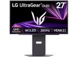 LG Gaming-Monitor "27GX700A", Energieeffizienz: F, schwarz, B:60,52cm H:35,1cm T:4,53cm, Monitore, Gaming-Monitor