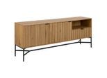 Livetastic , Eichefarben , Holzwerkstoff , 3 Fächer , 1 Schublade(n) Schubladen , 180x70x40 cm ,