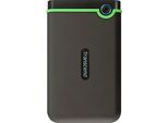 TRANSCEND externe HDD-Festplatte "StoreJet 25M3S 4TB", grau (grau, grün), 4 TB, Festplatten