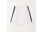 T-Shirt SARABANDA "BABY BOY SWEATER", Jungen, Gr. 3A, weiß (optical weiß), 100% Baumwolle, Shirts T-Shirt