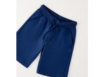 Shorts SARABANDA "BABY BOY SUMMER TROUSER", Mädchen, Gr. 7A, EURO-Größen, blau (navy), 100% Baumwolle, Hosen Shorts