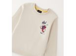 Sweatshirt SARABANDA "BABY BOY SWEATER", Jungen, Gr. 7A, beige (cream), 100% Baumwolle, Sweatshirts Sweatshirt