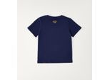T-Shirt IDO "BABY BOY SUMMER T-SHIRT", Jungen, Gr. 3A, blau (navy), 100% Baumwolle, Shirts T-Shirt