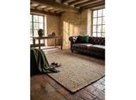 Wollteppich Boho Natur-Grün 160 x 230 cm - ERME Kadima Design