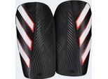 Fußball Schienbeinschoner ADIDAS PERFORMANCE "TIRO SHINGUARD EU CLUB SCHIENBEINSCHONER", Gr. M, schwarz, weiß, lucid rot, Kunststoff, Protektoren