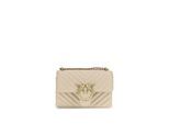 PINKO Beige Kalfskleren Bos Taurus Schoudertas