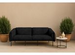 2-Sitzer OTTO HOME "Lumi", grau (davy grau), B:186cm H:73cm T:96cm, 100% Olefin, Sofas, 2-Sitzer, Outdoor Gartensofa, wetterfeste Materialien, Breite 186 cm
