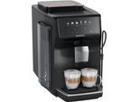 SIEMENS Kaffeevollautomat "TP551E07", schwarz (klavierlack schwarz), B:27,2cm H:37,8cm T:47,2cm, Kaffeevollautomaten, mit Milchschlauch, Keramikmahlwerk, entnehmbare Brüheinheit, Schwarz, Kaffeevollautomat