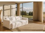 3-Sitzer OTTO HOME "Myrland", beige (cream), B:230cm H:72cm T:99cm, 100% PES, Sofas, 3-Sitzer, Breite 230 cm, Chenille, Easy Clean Stoff, mit Kaltschaum