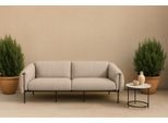 2-Sitzer OTTO HOME "Lumi", weiß (milk), B:186cm H:73cm T:96cm, 100% Polip, Sofas, 2-Sitzer, Outdoor Gartensofa, wetterfeste Materialien, Breite 186 cm