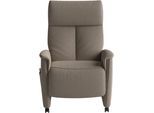 TV-Sessel SIT & MORE "Cremona Comfort", braun (taupe), B:76cm H:119cm T:84cm, 98% Polyester, 2% Polyamid, Sessel, TV-Sessel, wahlweise manuell oder elektrischer Funktion mit Akku