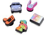 Schuhdehner CROCS "Jibbitz 5er Pack Funky Road Trip", Damen, bunt (bunt, kombi), Schuhzubehör Schuhdehner