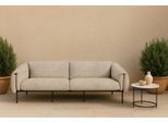 3-Sitzer OTTO HOME "Lumi", beige (sandstone), B:226cm H:73cm T:96cm, 100% Olefin, Sofas, 3-Sitzer, Outdoor Gartensofa, wetterfeste Materialien, Breite 228 cm