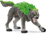 Spielfigur SCHLEICH "ELDRADOR, Granitwolf (70153)", grau (grau, grün), Spielfiguren, Kinder, Kunststoff, Spielfigur