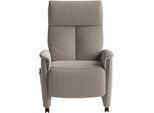 TV-Sessel SIT & MORE "Cremona Comfort", beige (taupe), B:76cm H:110cm T:84cm, 100% Polyester, Sessel, TV-Sessel, wahlweise manuell oder elektrischer Funktion mit Akku