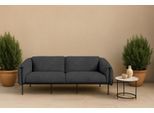 2-Sitzer OTTO HOME "Lumi", grau (storm dust), B:186cm H:73cm T:96cm, 100% Olefin, Sofas, 2-Sitzer, Outdoor Gartensofa, wetterfeste Materialien, Breite 186 cm