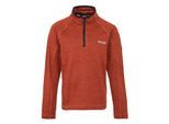 Regatta Kinderen/Kinderen Berley Half Zip Top met lange mouwen (Roodoker/Zwart)