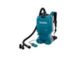 Makita DVC665ZU Akku-Rucksackstaubsauger | 2x18V| für trockene Anwendungen| ohne Akku und Ladegerät| mit HEPA Filter und Zubehör|)