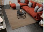 Teppich OCI DIE TEPPICHMARKE "KOMFORT", beige (hellbraun, beige), B:240cm H:20mm L:290cm, Obermaterial: 100% Polypropylen, Teppiche, Teppich, Uni-Hochflor, Langflor, Shaggy, auch in rund und als Läufer erhältlich