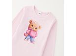 T-Shirt IDO "BABY GIRL SWEATER", Mädchen, Gr. 24M, pink, 95% Baumwolle, 5% Elasthan, Shirts T-Shirt