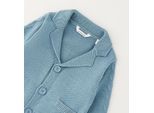 Cardigan MINIBANDA "BABY BOY KNITWEAR", Jungen, Gr. 6, sea grün, 100% Baumwolle, Strickjacken