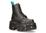 New Rock Vegan lederen gevechtsplatformlaarzen - TANKMILI083C-V2