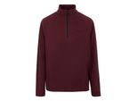 Regatta Great Outdoors - Heren Montes Fleece Sweater met Trechter Nek (Donker kastanjebruin/zwart)