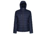 Regatta Heren Navigate Thermische Hooded Jacket (Marine/Seal Grijs)