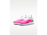 Fußballschuh NIKE "JR PHANTOM 6 LOW ACAD IC T", Mädchen, Gr. 38,5, pink (multi, color, schwarz), Synthetik, Textil, Schuhe Fußballschuh, Außensohle für Hallenböden