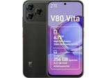 ZTE Smartphone "Blade V80 Vita", Energieeffizienz: A (A-G), midnight schwarz, 256 GB, Mobiltelefone