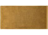 Duschtuch HECKETT & LANE "Heckettlane Duschtuch Premium", braun (gelb), B:70cm L:140cm, Frottee, Baumwolle, Handtücher, Duschtuch aus hochwertige Baumwolle, 650gr/m²