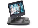 Denver MT-1097 tragbarer DVD-Player, drehbares 10" Display, schwarz