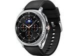 Samsung Galaxy Watch8 Classic 46 mm Aluminiumgehäuse black am Hybrid Band black [Wi-Fi]