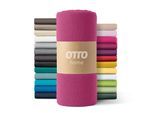 Spannbettlaken OTTO HOME "PAPRIKA", lila (beere), B:180cm L:200cm, Microfaser-Jersey, Obermaterial: 100% Polyester, Bettlaken, Spannbettlaken, Bettlaken Laken in Jersey Qualität, schnelltrocknend, Topseller