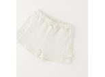 Shorts IDO "BABY GIRL SHORT", Mädchen, Gr. 24, EURO-Größen, cream, 95% Baumwolle, 5% Elasthan, Hosen Shorts