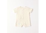 Strampler IDO "BABY GIRL SUMMER ROMPERS", Kinder, Gr. 12, EURO-Größen, beige (cream, beige), 100% Baumwolle, Overalls