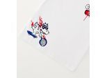 T-Shirt IDO "BABY BOY SUMMER T-SHIRT", Jungen, Gr. 12M, optical weiß, 100% Baumwolle, Shirts T-Shirt