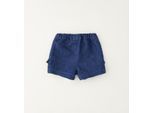 Shorts IDO "BABY GIRL SHORT", Mädchen, Gr. 6, EURO-Größen, washed blau, 65% Baumwolle, 35% Lyocell, Hosen Shorts