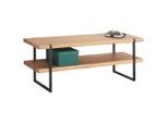 Linea Natura Garderobenbank, Eiche, Holz, Metall, 120x45x40 cm, Abstellfläche, Holzmöbel, Garderoben Holz, Garderobenbänke Holz